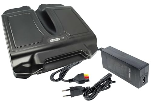 EXTENSILO Akku kompatibel mit Powakaddy Freeway Digital II Elektro-Trolley Caddy (40800 mAh, 14,8 V, Li-Ion, inkl. Ladegerät)