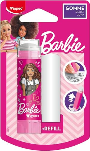 Gomme rétractable MAPED BARBIE + 1 recharge