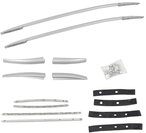Barre portatutto Accessori Per Auto Portapacchi Carrello Top Rail Croce Striscia Bar Portapacchi 1 Set Misura Per Nissan Per Qashqai J11 2016-2021 Portabagagli