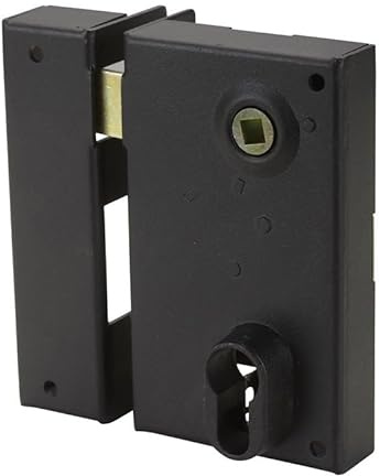 Serrure en applique Bricard monopoint verticale à fouillot Ouvrant Gauche 35 mm Pour grilles et portails