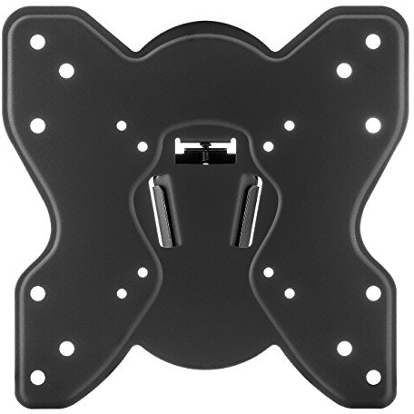 deleyCON Universal TV Monitor Wandhalterung 17-47 Zoll, Neigbar, bis 30 kg | für 43-119 cm, VESA 200x200 mm, Wandabstand nur 37 mm, TV Monitor Halterung