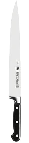 ZWILLING Couteau de Chef, Lame : 16 cm, Large Lame, Acier Inoxydable, Manche Noir, série Professional S