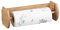 Relaxdays Bambus HBT: 12 x 37 x 13 cm Papierrollenhalter Holz zur Wandmontage als Spender und Halter für Küchenrolle Küchenrollenspender sowie Haushaltsrollenhalter, Natur Wand Küchenrollenhalter