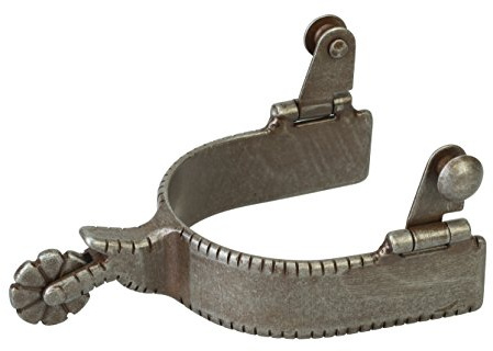Weaver Leather Herrensporn mit einfarbigem braunem Band