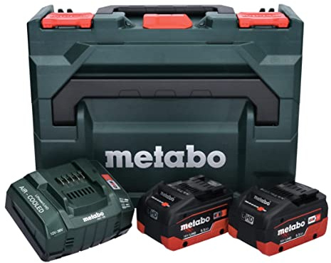 Metabo Basis-Set 2 x LiHD 5,5 Ah + Metaloc II
