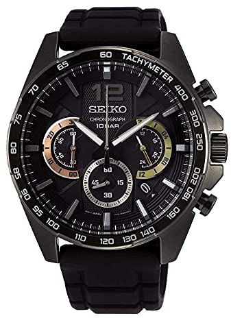 Seiko neo sports orologio Uomo Analogico Al quarzo con cinturino in Silicone SSB349P1