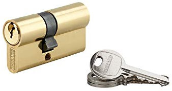 Cilindro europeo a doppia entrata SA 25x35mm, antisfilamento, ottone, 3 chiavi - THIRARD