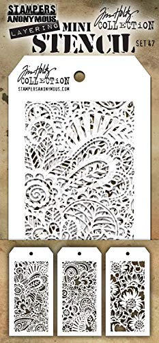 Tim Holtz - Stampers Anon Mini Stencil, Set #47