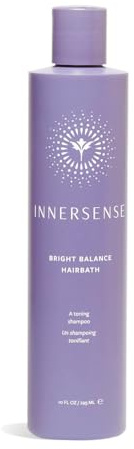 INNERSENSE Organic Beauty - Natural Bright Balance Purple Toning Hairbath | Non-Toxic, Cruelty-Free Haircare (10 fl oz | 295 ml)