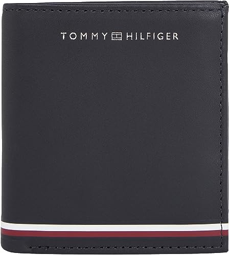 Tommy Hilfiger TH Central Smooth Trifold Herren Geldbörsen, Space Blue, OS, Space Blue