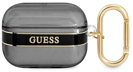 Guess GUAPHHTSK Hülle für AirPods Pro Cover schwarz/Black Strap Collection