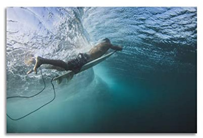 ZENGYL Extremsport-Poster, Surfen in Bali, dekoratives Gemälde, Leinwand, Wandposter und Kunstbild, modernes Familien-Schlafzimmer, Dekor-Poster, 20 x 30 cm