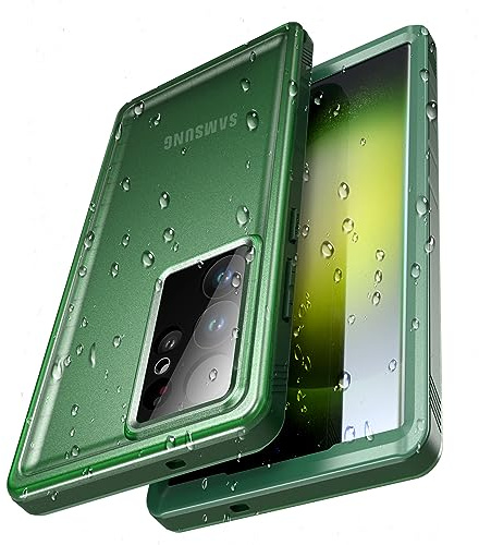 Cozycase Top 360 Vattentätt Stöttåligt Skal för Samsung Galaxy S23 Ultra | Militär Fodral Waterproof Shockproof Rugged Full Body Case med Full Skärm Kamera Skydd Skärmskydd Kameraskydd Mobilskal