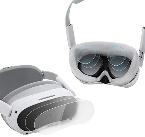VR Gafas Cabeza Anti-arañazos Película Headwear HD Panel Suave Película Accesorios Protectora para PICO 4