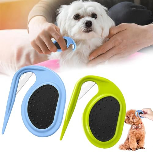 2St Knotenkamm Haarentfernungswerkzeug Massagekamm für Katzen Kämme Heimtierbedarf Hundepfleger tragbar Haustier Kamm Haarentfernungskamm Schönheitskamm Zubehör