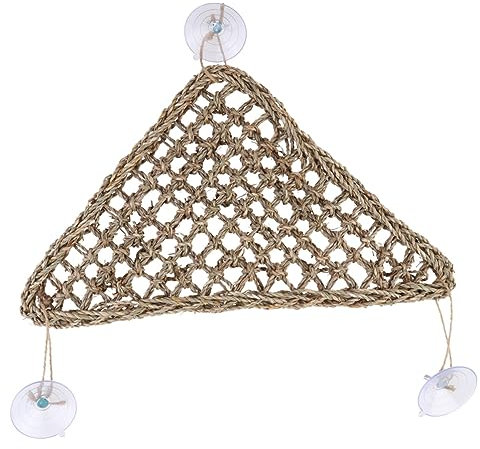 BESPORTBLE Triangular Reptile Hammock Mit Saugnäpfen Atmungsaktives Netz Für Leguane Und Andere Haustiere Für Reptilien Im Terrarium