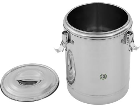 EurHomePlus Thermobehälter Edelstahl Suppentopf, isolierter Suppenbehälter, isolierter Suppentransporter zum Transportieren oder zur Aufbewahrung für Restaurants, Kantinen, Hotpot-Geschäfte (20L)