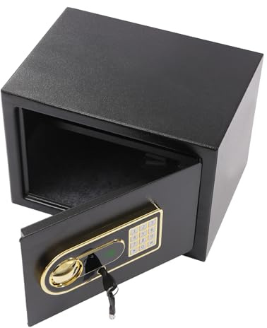 22L-30L Safe Tresor, Tresor Feuerfest mit Feuerfest Wasserdicht Geldtasche, Digitaler Heimtresor Möbeltresor für Munition Waffen Bargeld Schmuck A4 Dokumente (22L)