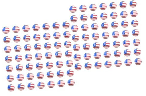 1 Satz Holzperlen Selber Machen Fahne Bastelzeug Makramee Holzperlen Amerikanische Flagge American Flag Modern Schmücken Abs Diy Liefert Zubehör Zum Selbermachen Colorful 50 Stück DIYEAH