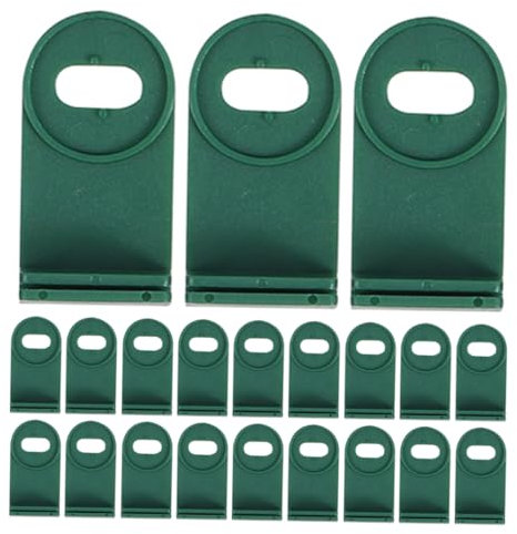 CAXUSD 150piezas Ganchos Sujeción Invernadero Abrazadera Fija Redes Jardín Clips Fijación