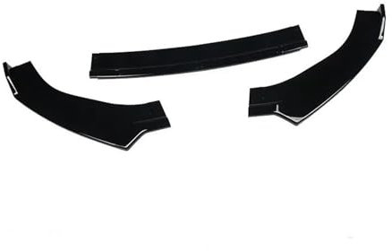 Frontspoiler Für Golf 7 7.5 2012-2020 Für MK7 Für MK7.5 Für GTI 7 Für Line Frontlippe Splitter Diffusor Spoiler Body Kit Frontschaufel Autozubehör Lippe Frontspoiler Splitter(Gloss Black)