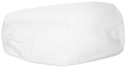 UKCOCO Funda de Almohada Redonda Cilíndrica para Soporte de Cuello Fundas Lavables para Almohadas Lumbar Compatible con Insertos Cilíndricos para Sofás y Uso