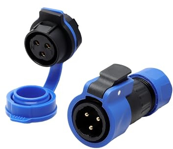 ZBLZGP FD20 3-stifts industriell kontakt, lödfri skruvterminering, vibrationssäker, 1 500 V tolerans, för ny energilagring ledningar