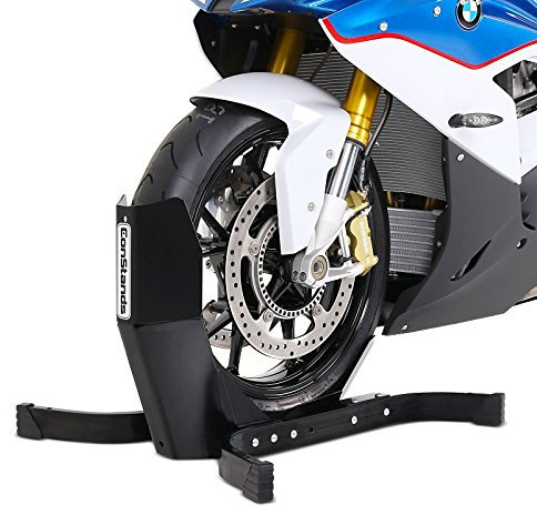 Vorderrad Wippe Kompatibel mit Moto Guzzi Nevada 750 Constands Easy Plus schwarz matt