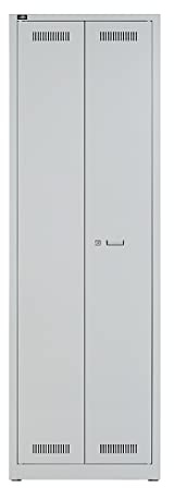 BISLEY Light Garderobenschrank, Allzweckschrank 300, Metall, 245 Lichtgrau, 50 x 60 x 185 cm