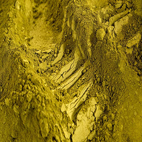 Pigment Organique Vert Moutarde 1 kg- Pour Peinture, Enduit, Béton, Mortier - Poudre - Colorant - Origine Europe