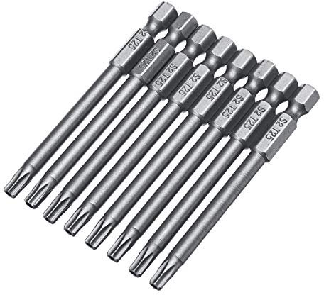 ExcLent 10 Stücke Tt6-Tt40 Torx Schraubendreher Bit 75Mm Sechskantschaft Bohrmaschine Schraubendreher Bits Set - 8