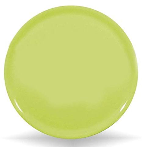 Saturnia Piatto da Pizza Piatto per Pizza Napoli in Porcellana Colore 33cm (Verde)