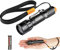 EverBrite Mini LED Taschenlampe 3-Modi Zoombar, Taschenlampe Handlampe LED Aluminium, kleine Taschenlampe für Camping, Outdoor mit 1 AAA Batterien