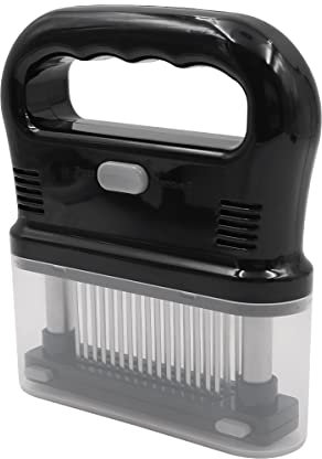 VOANZO Inteneritore per Carne Ago per inteneritore per Carne in Acciaio Inossidabile per impieghi gravosi 48 Pin per intenerire Bistecca/Petto di Pollo/braciole di Maiale/Petto di Manzo