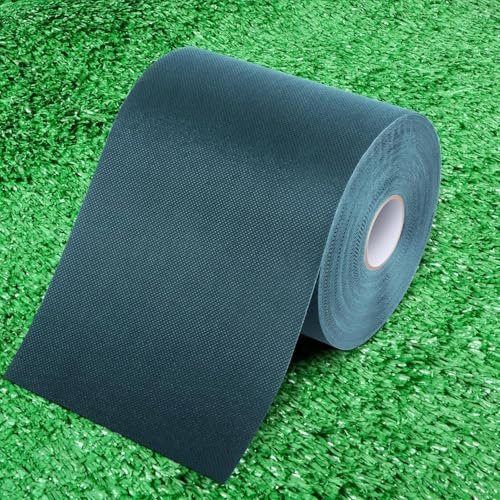 Sumnos Konstgräs skarvband, gräsband band syntetisk gräsmatta skarvning förlimmad matta för att lägga trädgårdsgräs balkong toppkvalitet 15 cm x 15 m