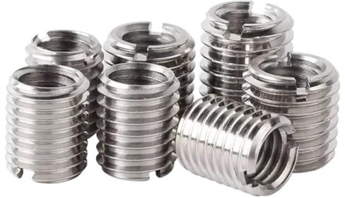 M12 Schlitz innen außen selbstschneidend Gewindeeinsatz Adapterschraube Muttern Hülse Konvertermutter (Color : Length 20mm, Size : M12 - M16 (2pcs))