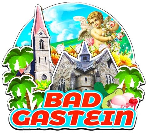 Orlaybar Bad Gastein Österreich, dekorativer Magnet, 3D-Kühlschrank, Stadt, Reise, Souvenir, Touristengeschenke, handgefertigt, Handwerk, Kühlschrankmagnet, Heimdekoration -4911