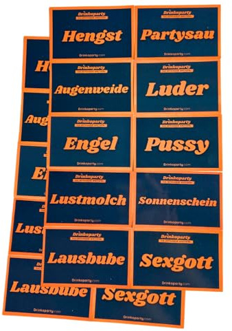 50x Malle Sticker Set | Aufkleber Set | Malle Accessoires | Mallorca | Karneval Fasching | Sauf Saufen | JGA Accessoire | Party Sticker | by Drinkoparty