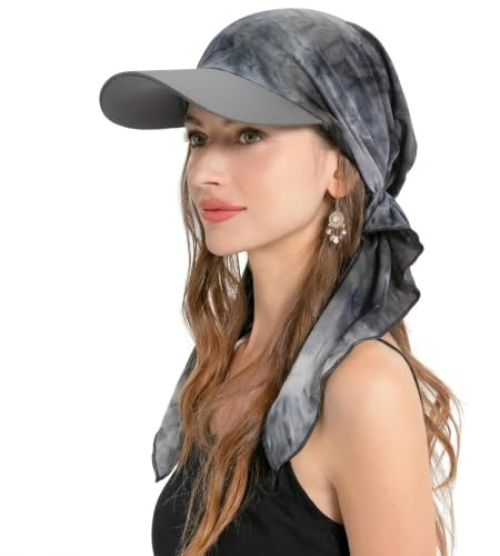 ZLYC Damen Chemo Kopfbedeckung Krempe Visier Mütze Beanie | Leicht Dünn und Atmungsaktiv