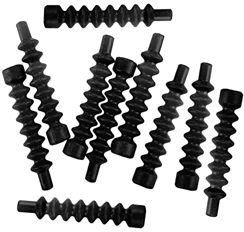 Asyduey 10 Pcs Bike V Brake Dust-Proof Mountain Bicycle V Brake Cable Hose Rubber Boots Protective Hose Sleeve Cover Replacement