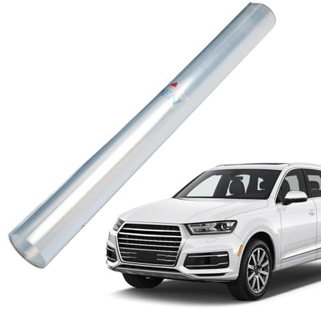 PPF Film for Car, Clear Paint Protection Film, Car Body Films, High-Gloss UV-Resistant Non-Yellowing Cover 19.6x78.7in for Boat RV Show Vehicle Preservation