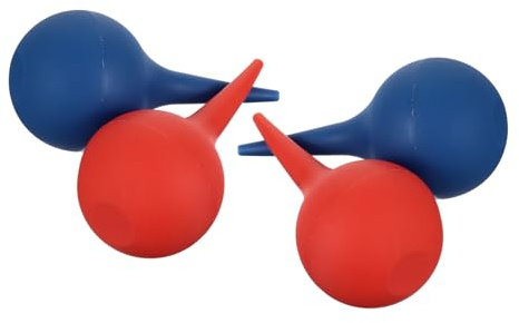 VALICLUD 4 Stück Ohrspülbirne 75 Ml mit Schmaler Spitze Sanfte Ohrwasch Handpumpe aus Pvc Sicher für Kinder Tragbar für Ohrenreinigung und Staubentfernung bei Elektronik