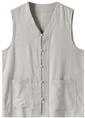 Generisch Weste Jungen 164 Sommerweste Herren Ärmellose Sommer Leicht Softshell Elegant Dünn Anglerweste Strickjacke Bunt Kurz Gilet Business Sportweste Grau XXL