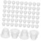 WRITWAA 200pcs Transparent Replacement Stoppers for Diffuser Bottles Easy Install for Home Office and Car Aromatherapy Precision Hole Design for Steady Aroma Release