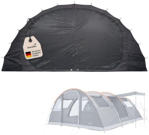 Skandika Vintersovstuga för Gotland 6 | Varm sovstuga för 6 personer, med termisk fyllning, 3 lager, andas, vattentät, 2 m stående höjd | vinter, camping, 4 årstider, tält, utomhus