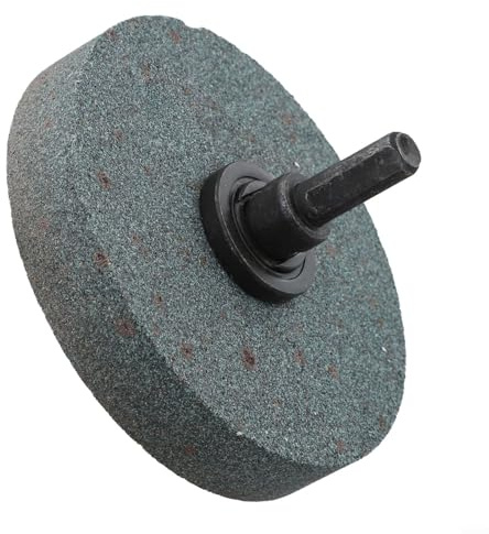 Besttoolifes Mola in carburo di silicio verde, 100 mm x 18 mm, per trapano a mano o smerigliatrice angolare, disco abrasivo in lega e pietra per affilatura di precisione e finitura liscia (D)
