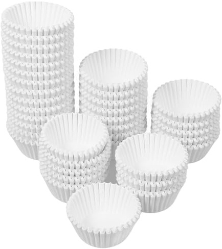 WEKADRIN Envoltorios para Cupcakes y Muffins, 1000 Unidades de Papel a Prueba de Grasa, Perfectos para Fiestas y Cocina Casera, Moldes Desechables para Repostería