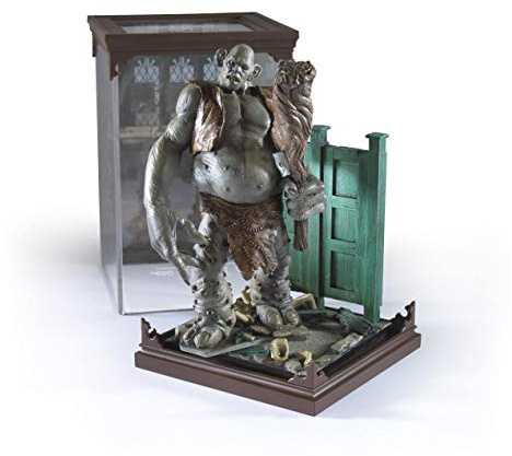 The Noble Collection - Magical Creatures Troll - Hand-Painted Magical Creature #12 - Officially Licensed 7in (18.5cm) Harry Potter Toys Collectable Figures - for Kids & Adults