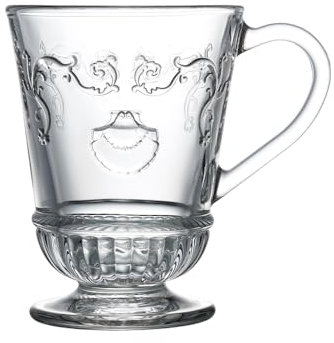 La Rochère Teeglas Versailles Muschel Ornamente 275 ml - 6er Set