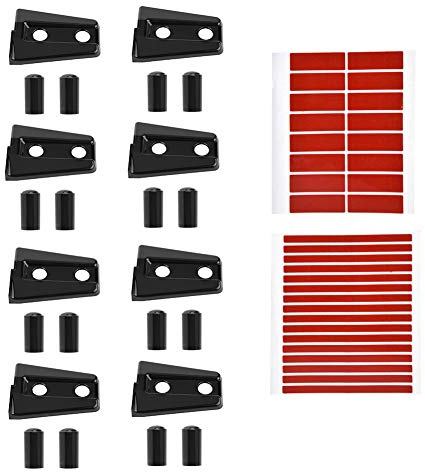 Auto Beschützer Abdeckungen Cover Trim Türscharnier Trim 8ST ABS Kunststoff für JK 2007-2018